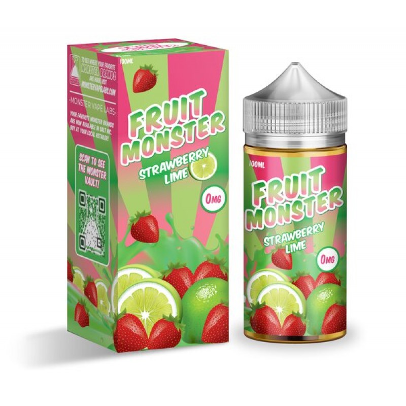 Fruit MONSTER Synthetic Strawberry Lime 100mL, fruit monster